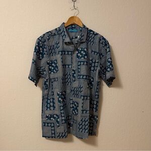 Tori Richard Blue Casual Button Down Shirt